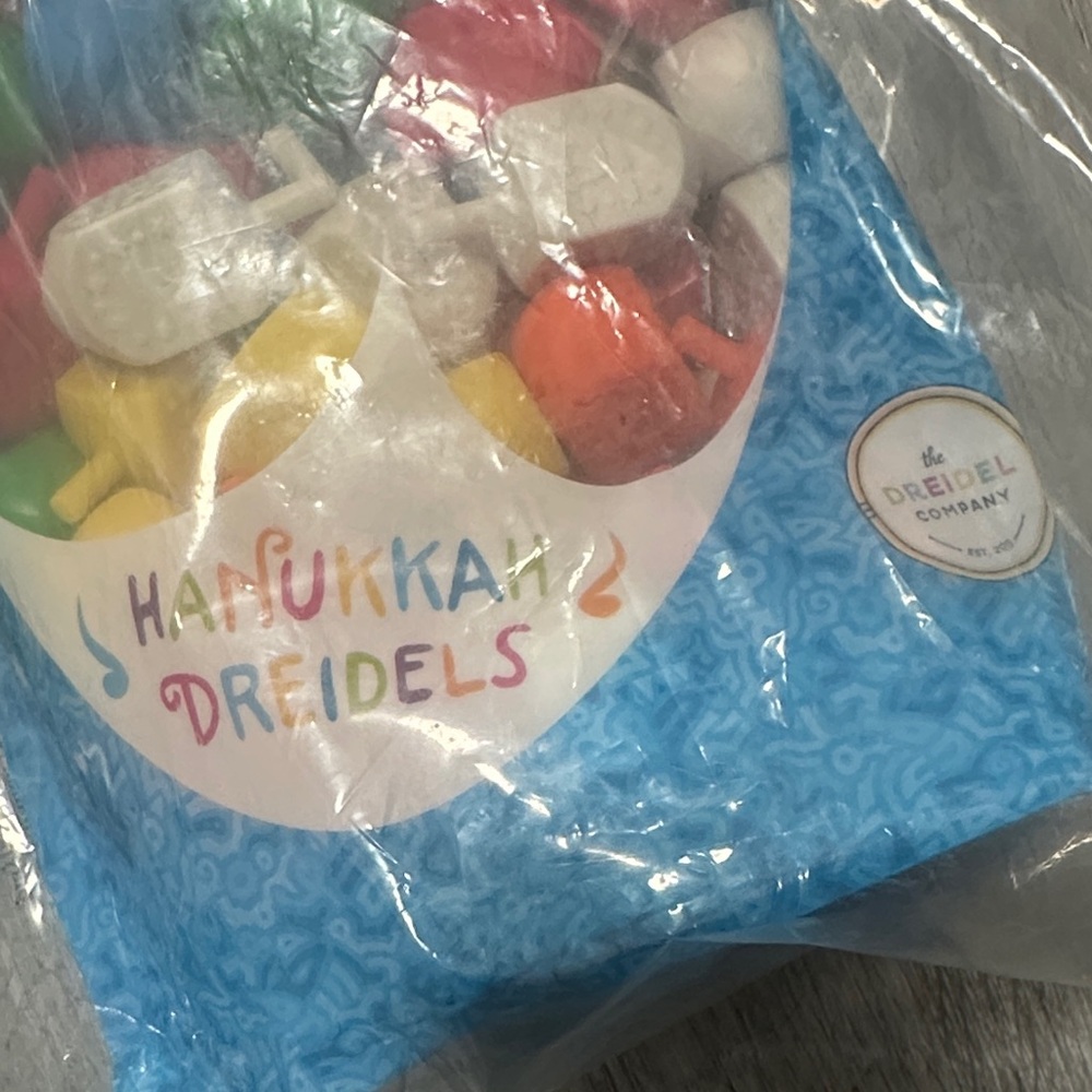 The Dreidel Company Hanukkah Dreidels 200 Bulk Pack Multi-Color Plastic Chanukah - Picture 2 of 3